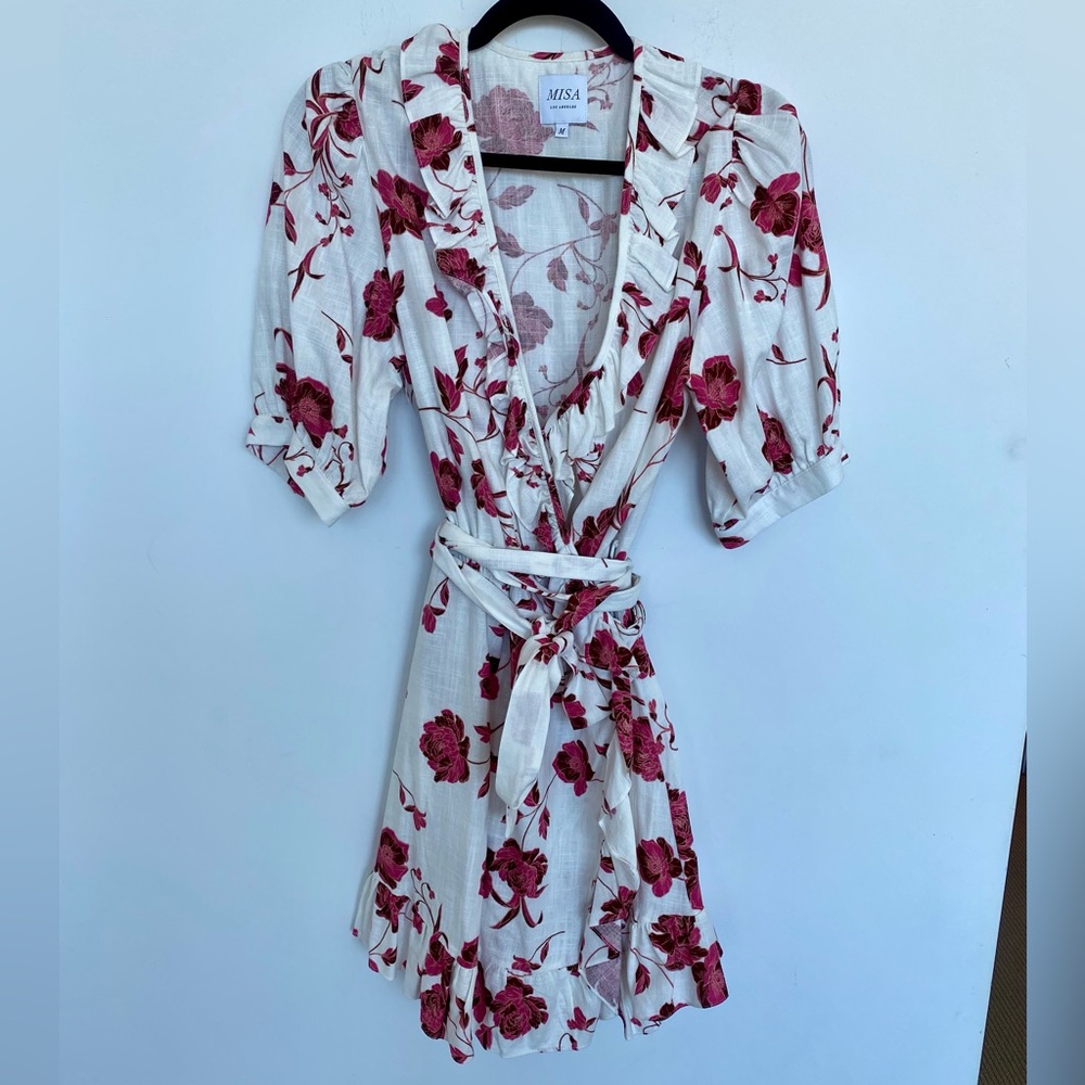 NWOT Misa Thora wrap dress - Picture 3 of 6